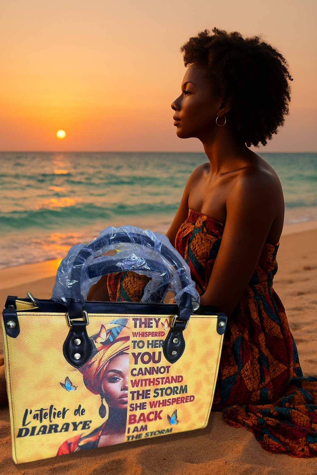 Sac à main “NUBIA” – L’Essence de la Reine